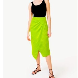Scoop Women’s Lime Green Midi Skirt 💚
